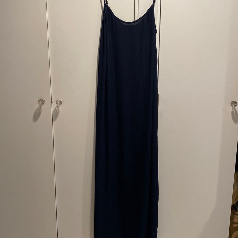 J. Crew Navy Maxi Dress
